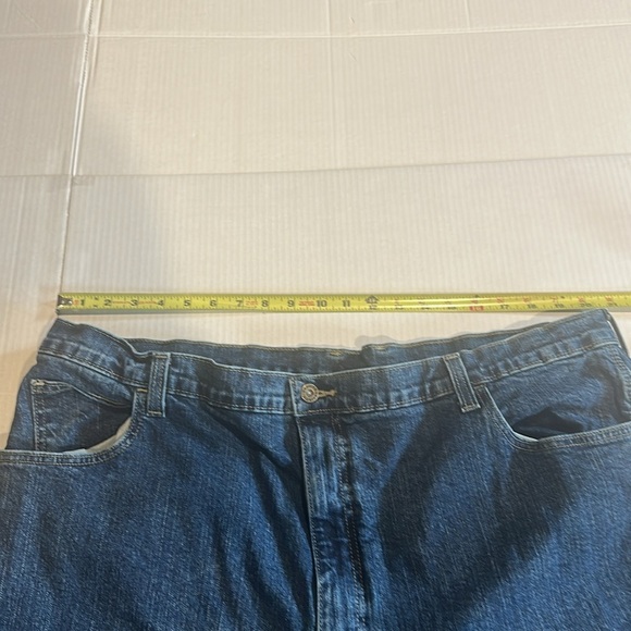 Dickies genuine Men's Blue denim Jeans zipper &  multiple pockets side tab 44x32 - Picture 5 of 12